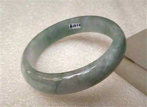 10% OFF- 54/55/56 mm Certified Natural Icy Emerald A Jade HandCarved Bangle A1612