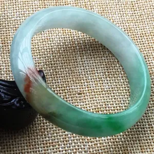 10% OFF- 56/57/58 mm Certified Natural 3 Color Jadeite Emerald A Jade HandCarved Bracelet Bangle A008