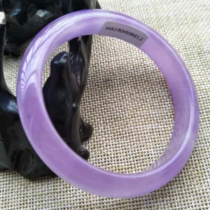 10% OFF- 56/57/58 mm Certified Natural Jadeite Emerald A*Jade HandCarved Bangle 8612