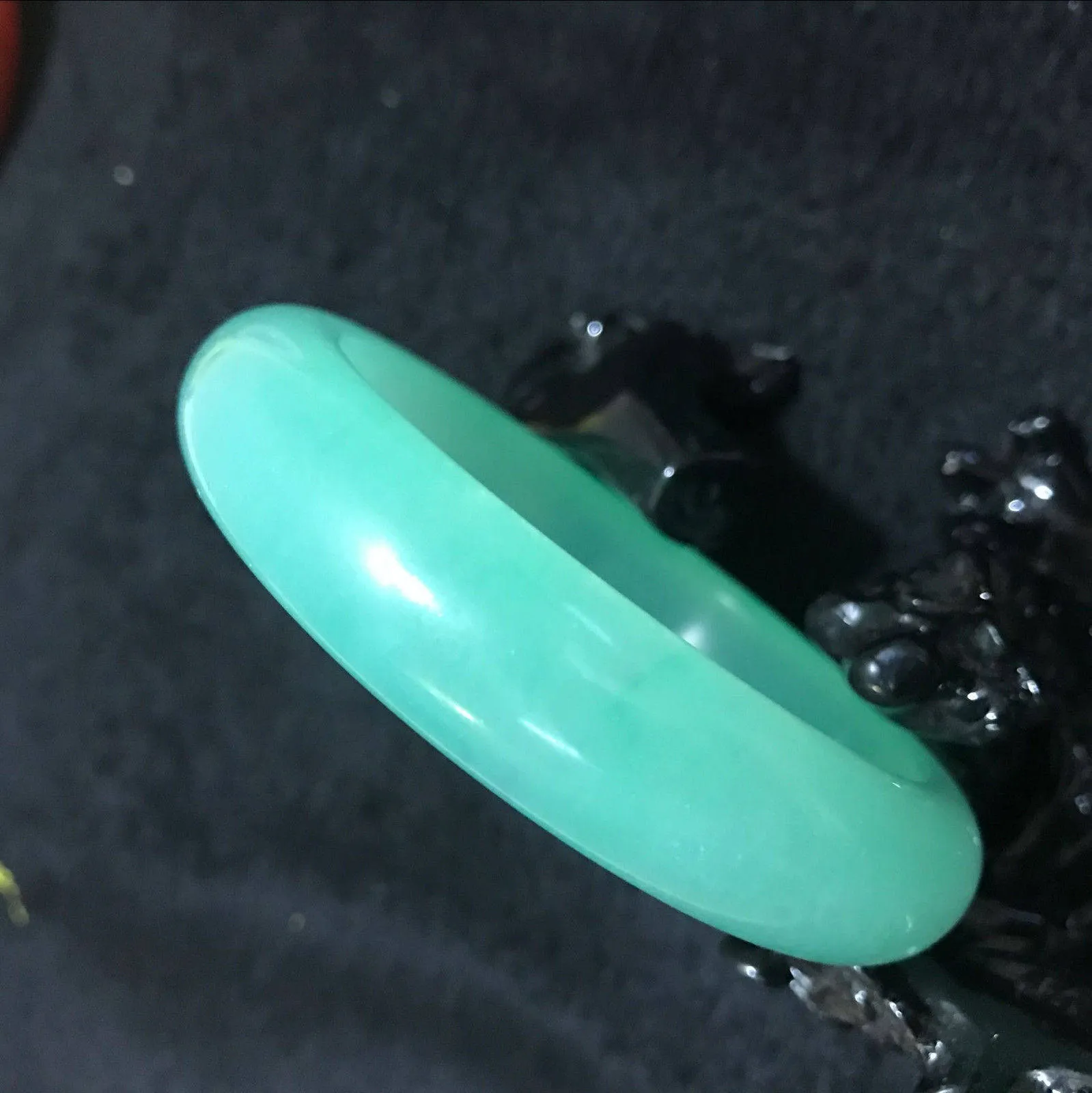 10% OFF- 56/57/58 mm Certified Natural Jadeite Emerald Jade Bangle《Grade A》