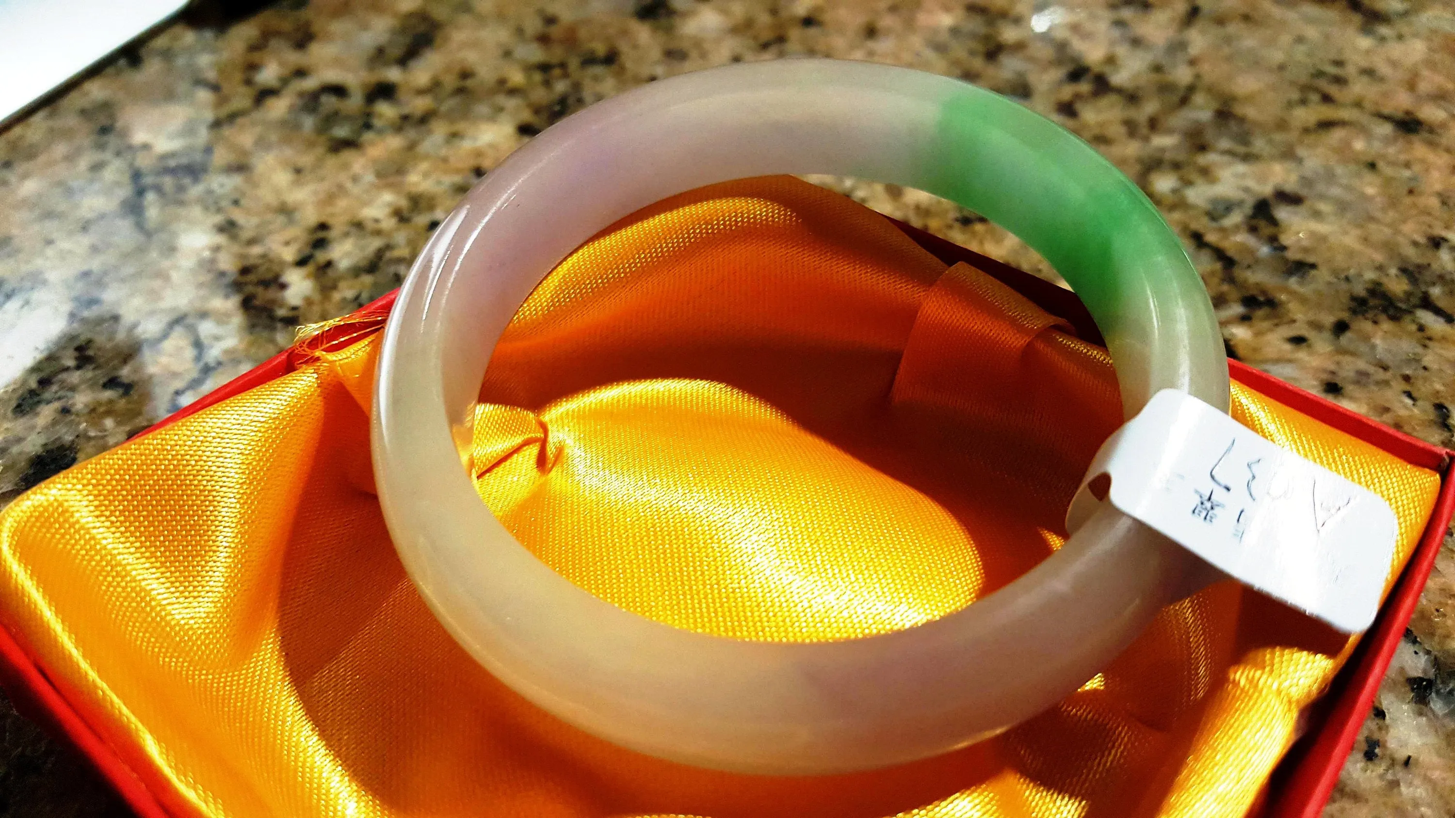 10% OFF- 56/57/58 mm Certified Natural Jadeite Emerald Jade Bangle《Grade A》A023