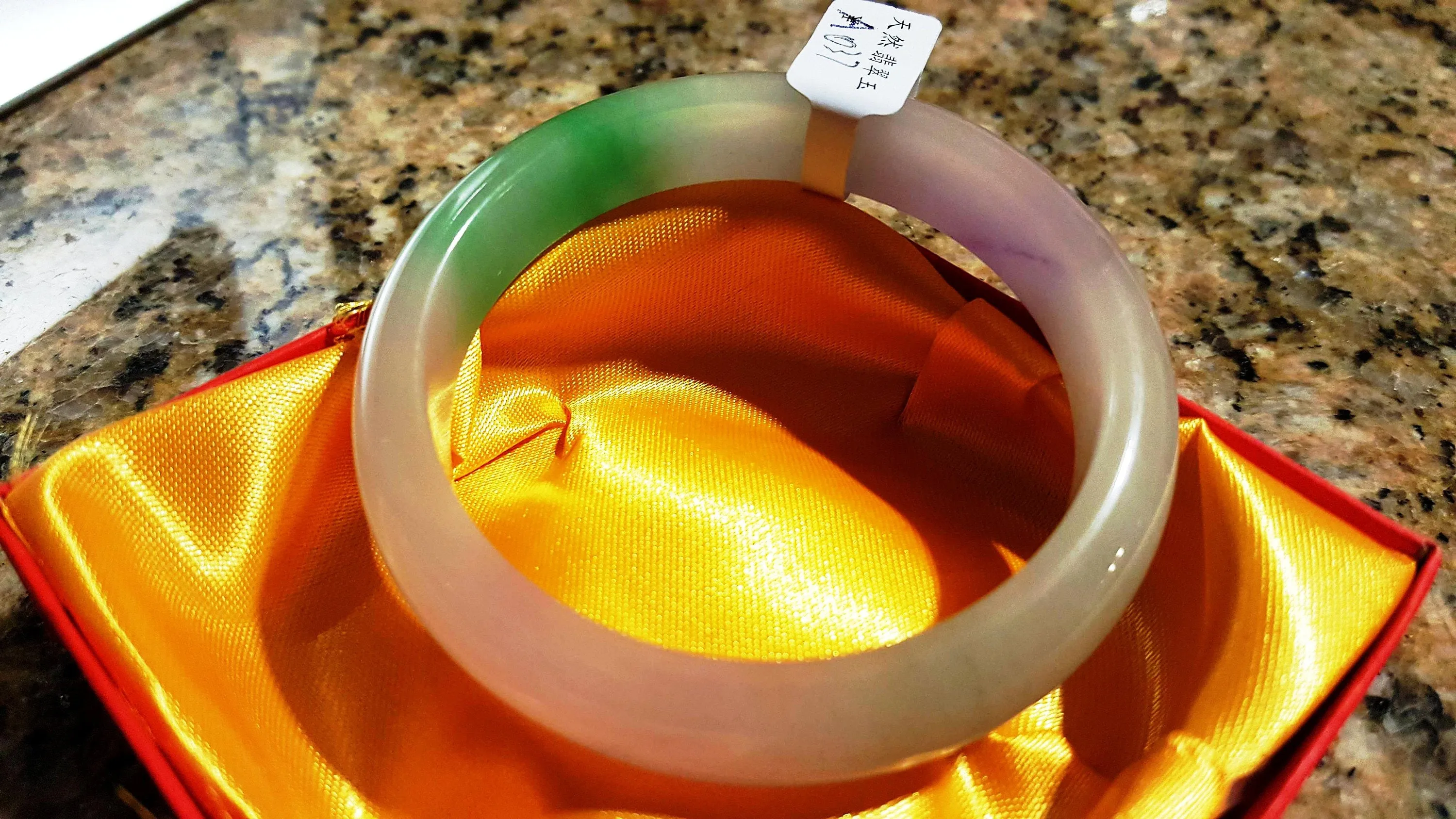 10% OFF- 56/57/58 mm Certified Natural Jadeite Emerald Jade Bangle《Grade A》A023