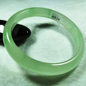 10% OFF- 56/57/58 mm Certified Natural Jadeite Emerald Jade Bangle《Grade A》H514