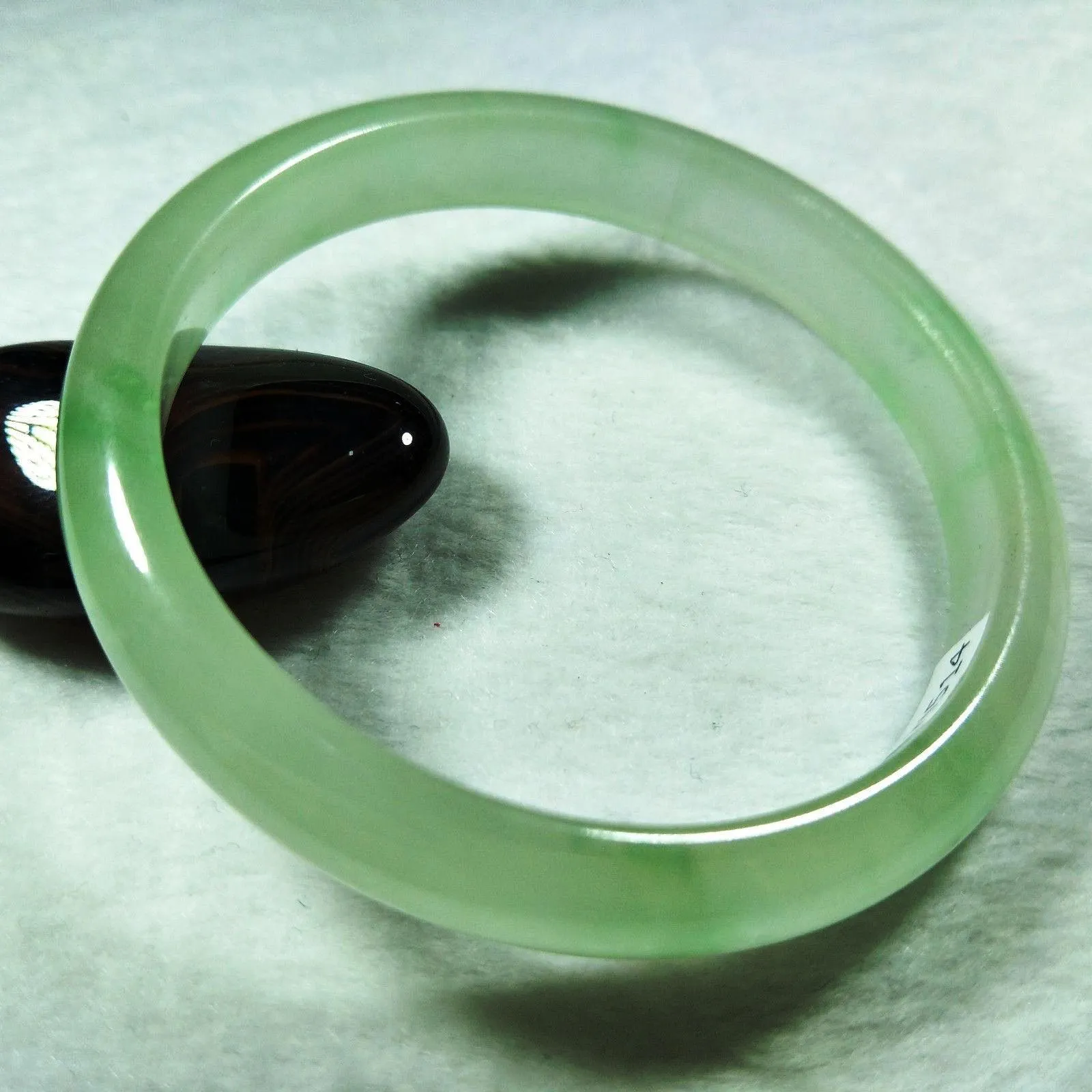 10% OFF- 56/57/58 mm Certified Natural Jadeite Emerald Jade Bangle《Grade A》H514