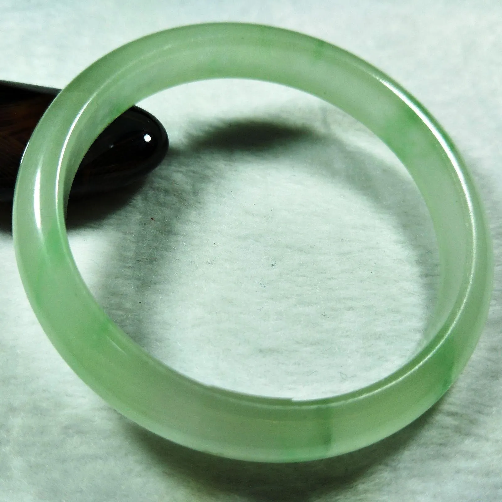 10% OFF- 56/57/58 mm Certified Natural Jadeite Emerald Jade Bangle《Grade A》H514