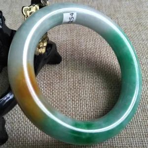 10% OFF- 56/57/58 mm Certified Natural Jadeite Emerald Jade Bangle《Grade A》K254