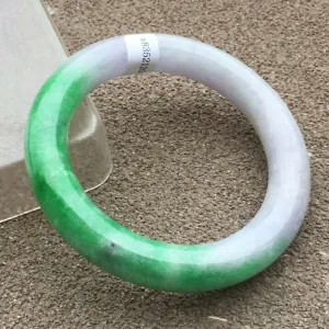 10% OFF- 56/57/58mm Certified Natural 3 Color Jadeite Emerald A*Jade HandCarved Bangle x2039
