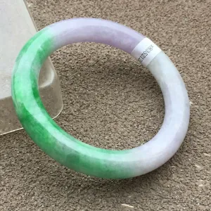 10% OFF- 56/57/58mm Certified Natural 3 Color Jadeite Emerald A*Jade HandCarved Bangle x2058