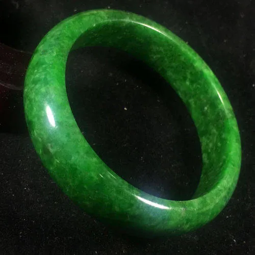 10% OFF- 57/58/59 mm Certified Natural Jadeite Emerald Jade Bangle《Grade A》A203