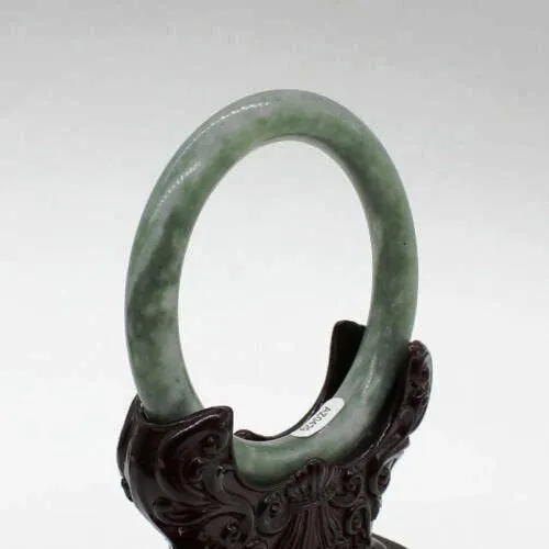 10% OFF- 57/58/59mm Certified Natural Jadeite Emerald A*Jade HandCarved Bangle