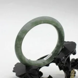 10% OFF- 57/58/59mm Certified Natural Jadeite Emerald A*Jade HandCarved Bangle