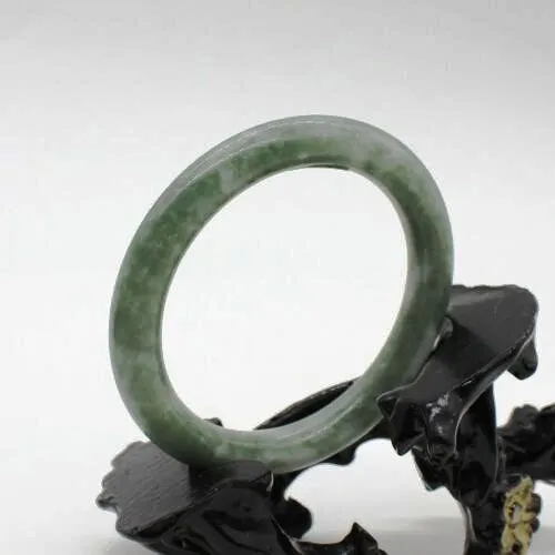 10% OFF- 57/58/59mm Certified Natural Jadeite Emerald A*Jade HandCarved Bangle