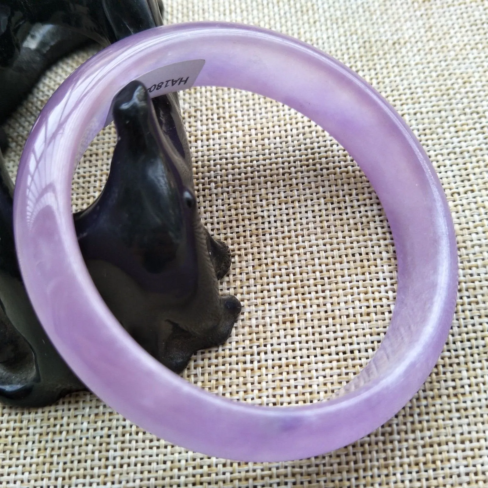 10% OFF- 58/59/60 mm Certified Natural Jadeite Emerald A*Jade HandCarved Bangle 8638