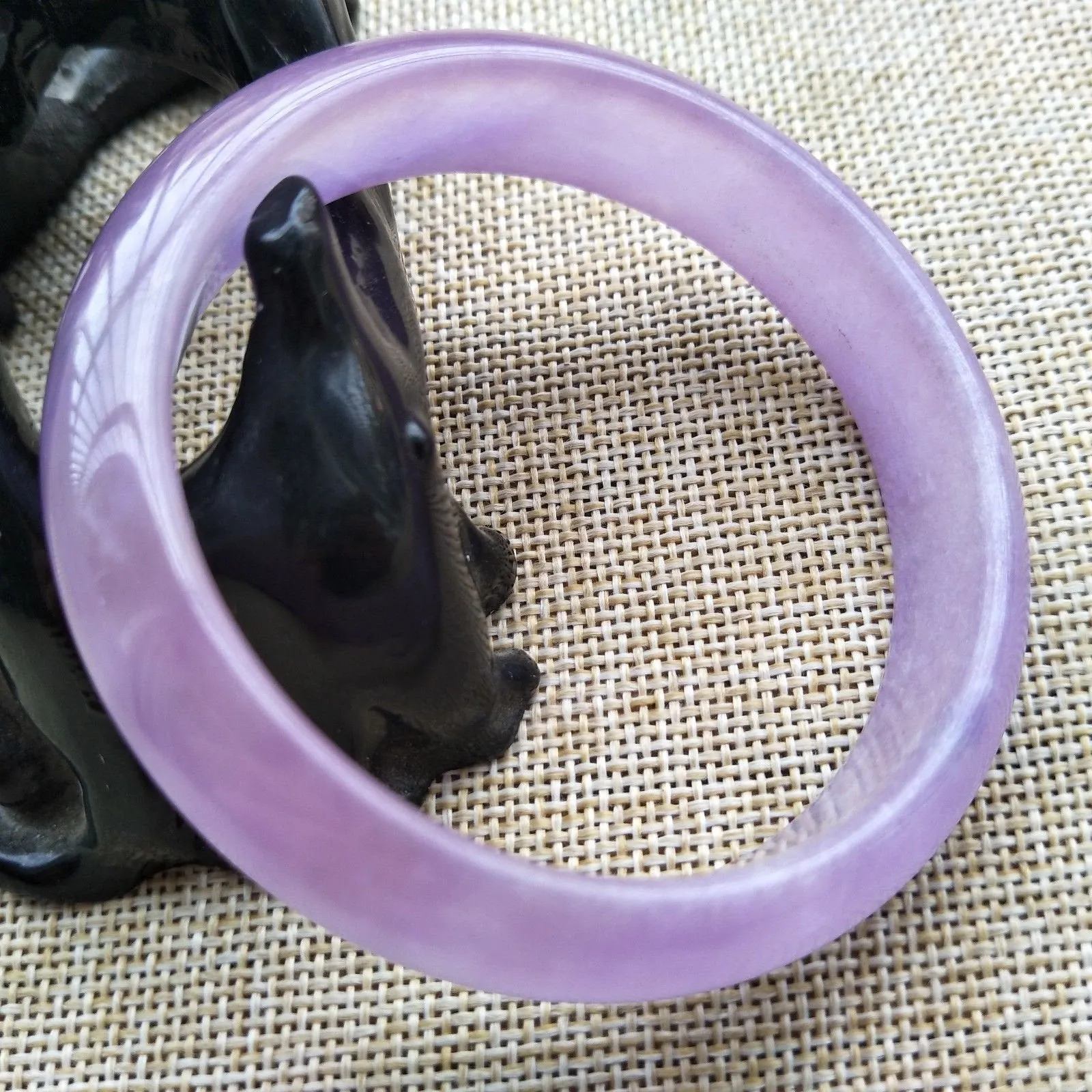 10% OFF- 58/59/60 mm Certified Natural Jadeite Emerald A*Jade HandCarved Bangle 8638