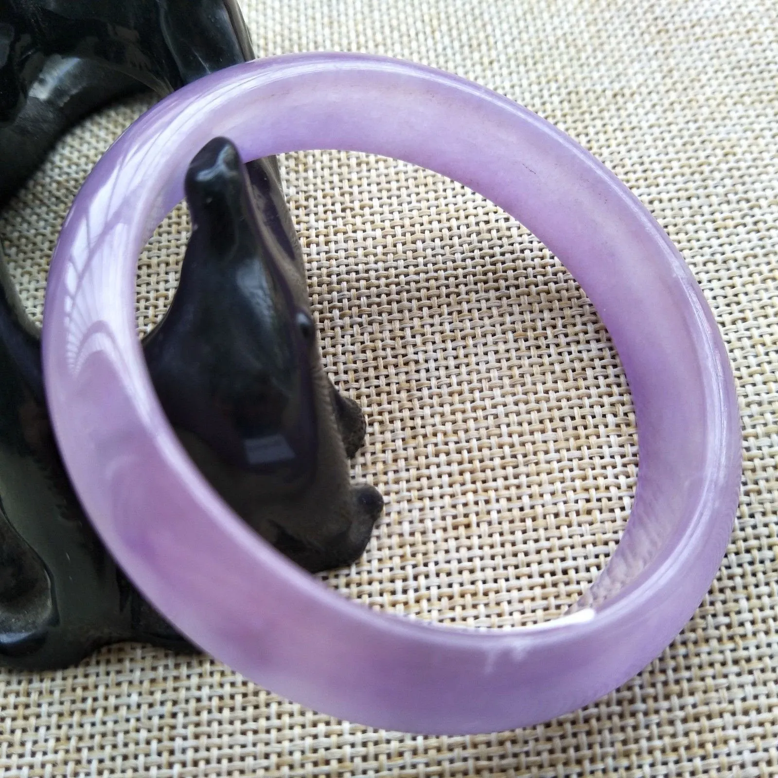 10% OFF- 58/59/60 mm Certified Natural Jadeite Emerald A*Jade HandCarved Bangle 8638
