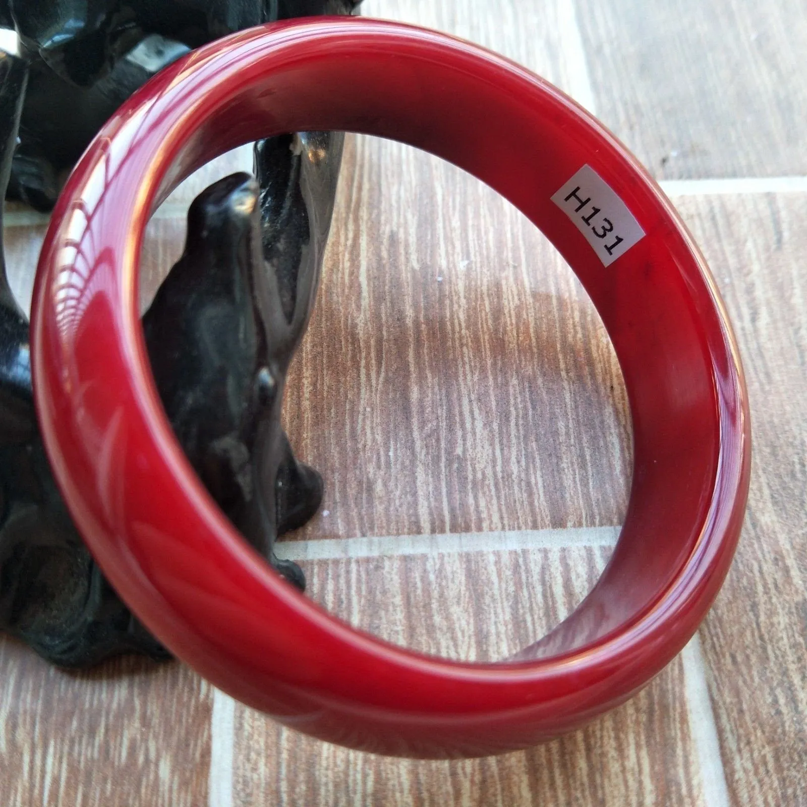 10% OFF- 58/59/60mm Certified Natural Red Jadeite Emerald A*Jade HandCarved Bangle H131