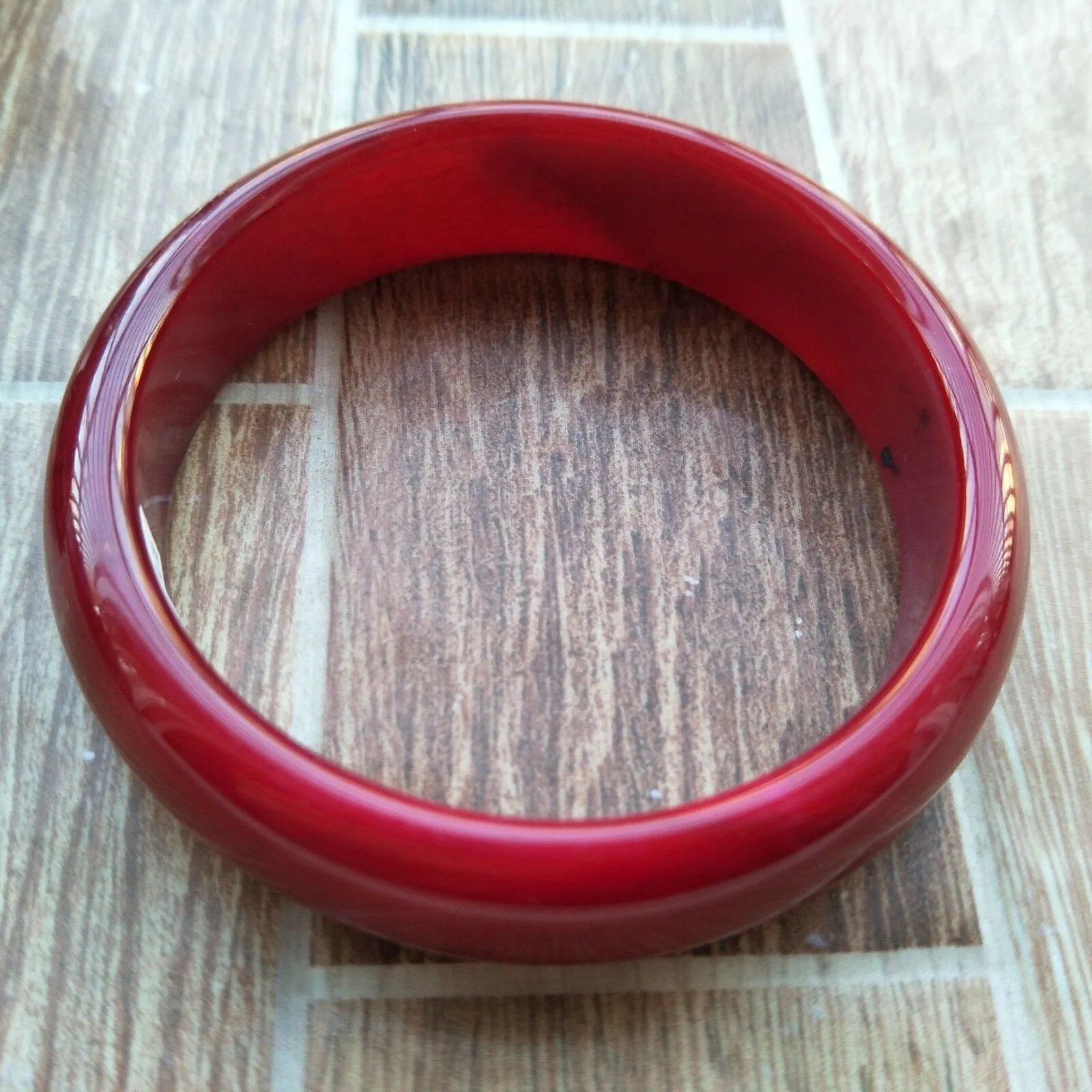 10% OFF- 58/59/60mm Certified Natural Red Jadeite Emerald A*Jade HandCarved Bangle H131