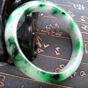 10% OFF- 61/62/63 mm Certified Natural Jadeite Emerald Jade Bangle《Grade A》F517