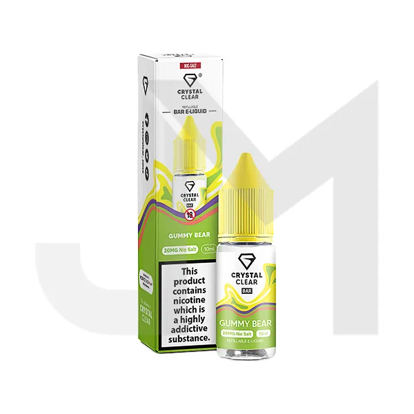 10mg Crystal Clear Bar Salt 10ml (50VG/50PG)