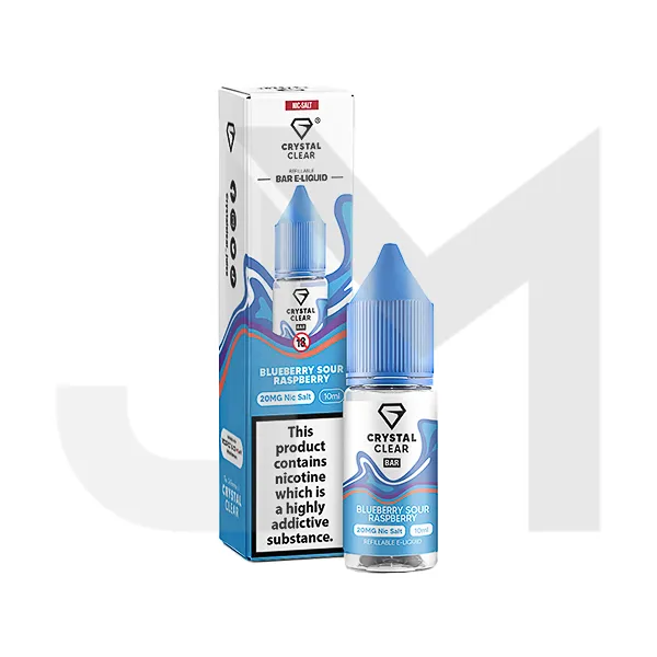 10mg Crystal Clear Bar Salt 10ml (50VG/50PG)