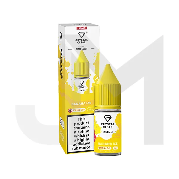 10mg Crystal Clear Bar Salt 10ml (50VG/50PG)