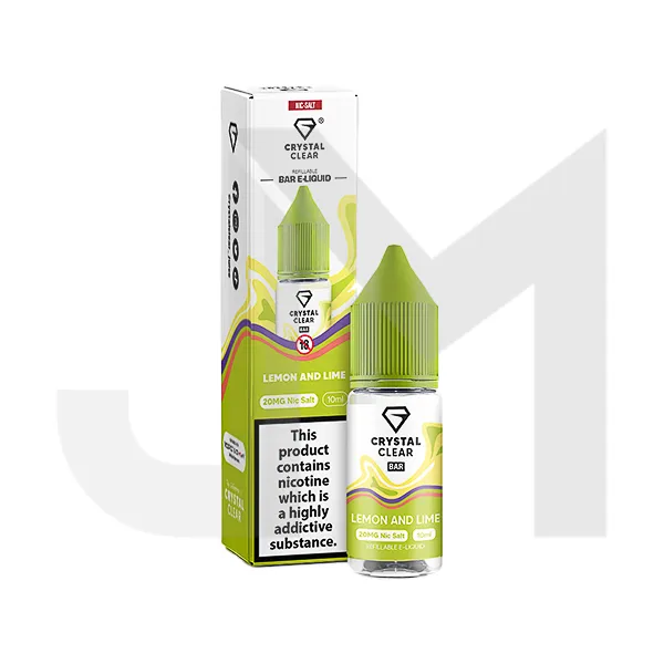 10mg Crystal Clear Bar Salt 10ml (50VG/50PG)