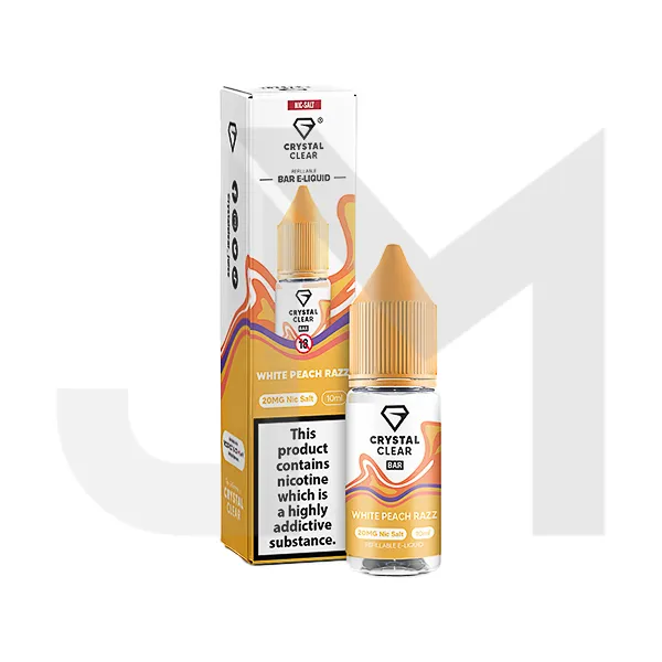 10mg Crystal Clear Bar Salt 10ml (50VG/50PG)