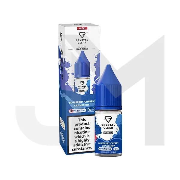 10mg Crystal Clear Bar Salt 10ml (50VG/50PG)