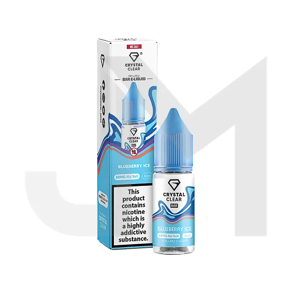 10mg Crystal Clear Bar Salt 10ml (50VG/50PG)