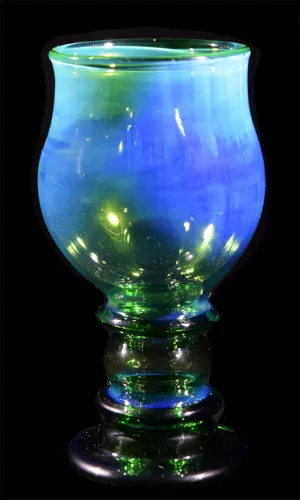 12oz Green-Blue Grail by Phil Sundling