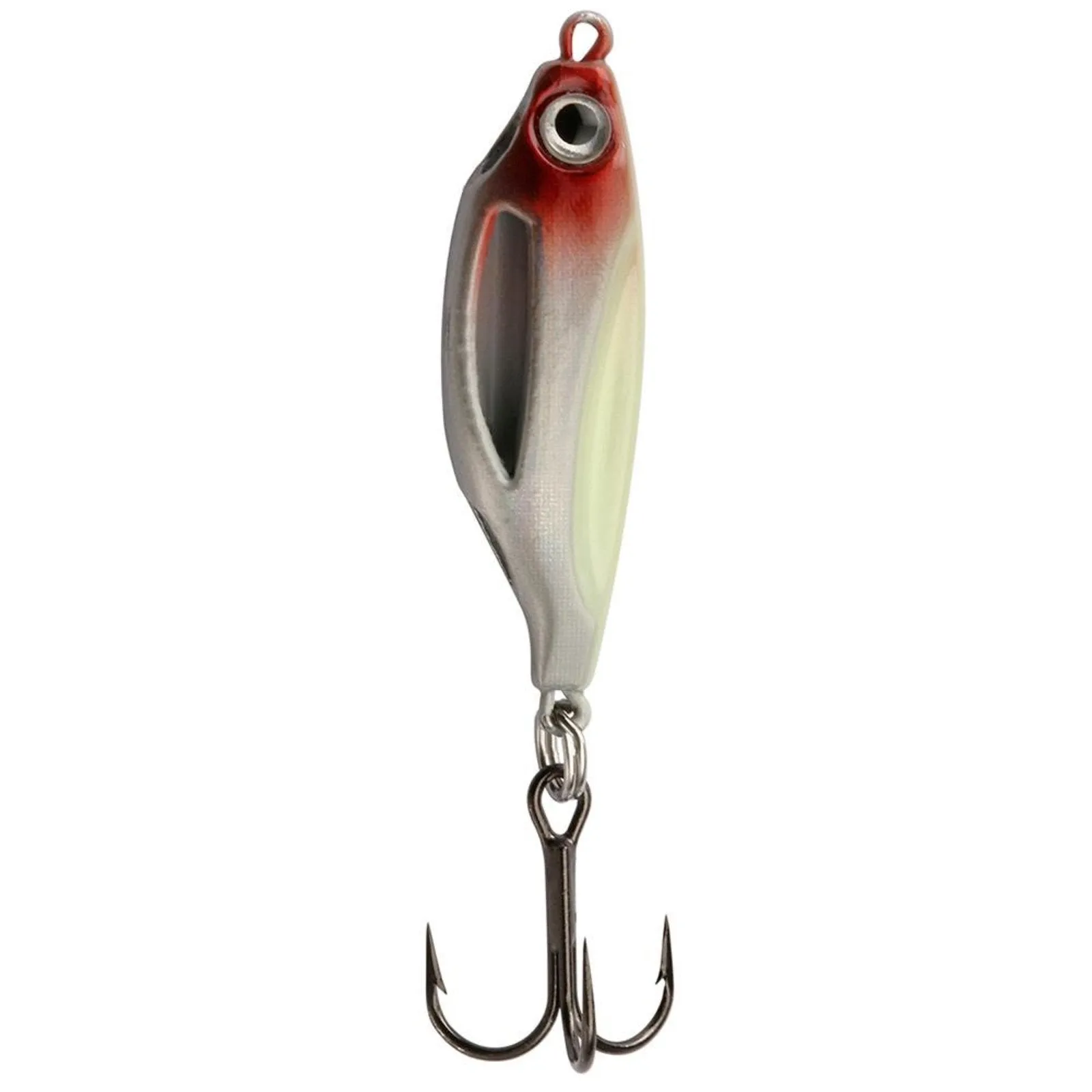 13 Fishing Flash Bang Jigging Rattle Spoon with Glow Sticks
