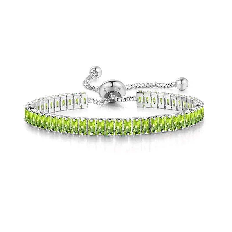 18 Karat vergoldetes Zirkonia-Armband