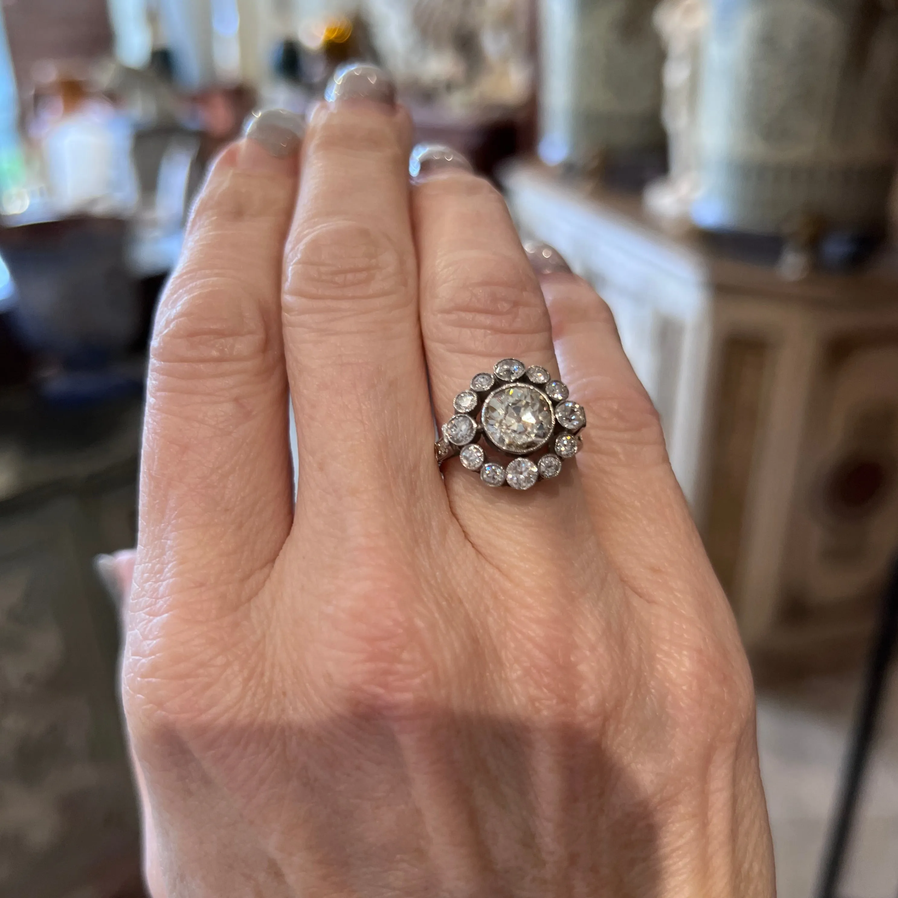 1.90-carat Center Diamond Ring
