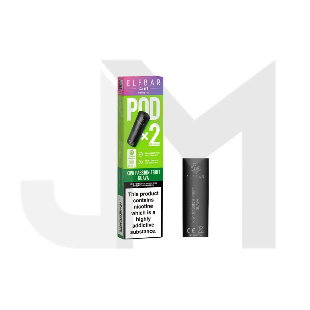 20mg Elf Bar 4 in 1 Prefilled Pods 2ml - 2Pcs