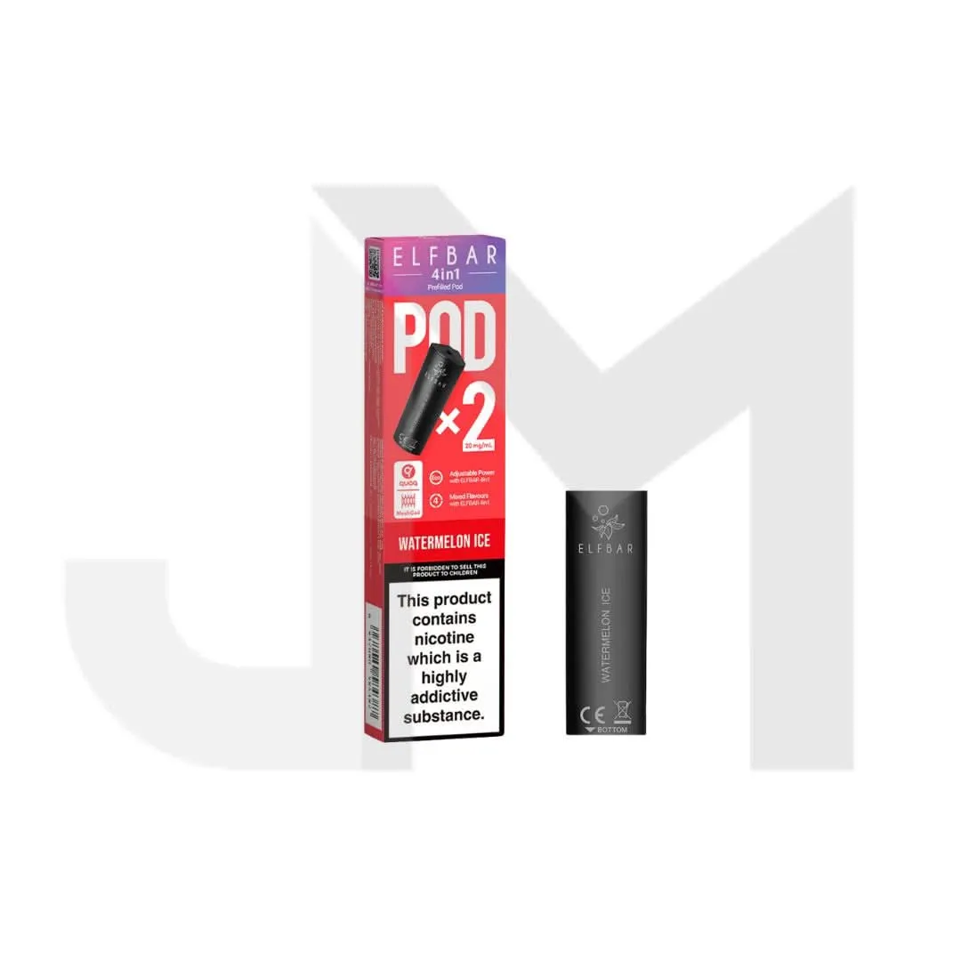 20mg Elf Bar 4 in 1 Prefilled Pods 2ml - 2Pcs