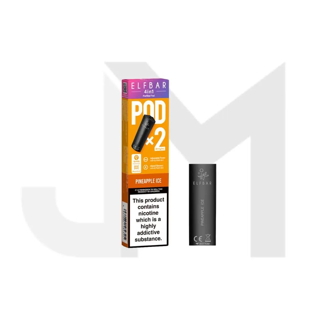 20mg Elf Bar 4 in 1 Prefilled Pods 2ml - 2Pcs