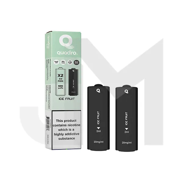 20mg Quadro 2.4k Replacement Pods - 2ml