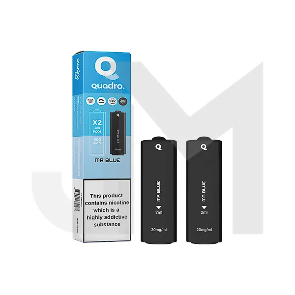 20mg Quadro 2.4k Replacement Pods - 2ml