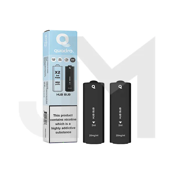 20mg Quadro 2.4k Replacement Pods - 2ml