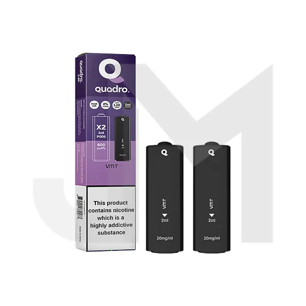20mg Quadro 2.4k Replacement Pods - 2ml