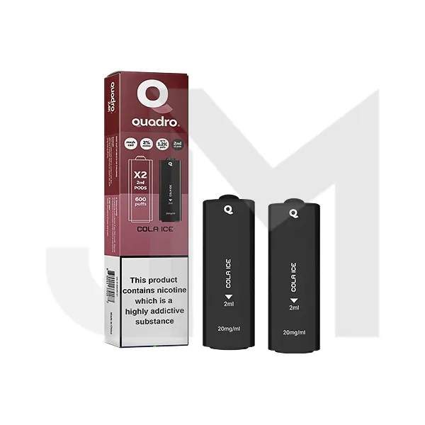 20mg Quadro 2.4k Replacement Pods - 2ml