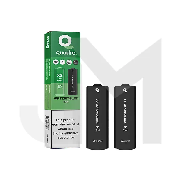 20mg Quadro 2.4k Replacement Pods - 2ml