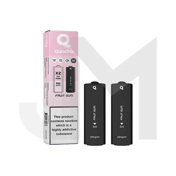 20mg Quadro 2.4k Replacement Pods - 2ml