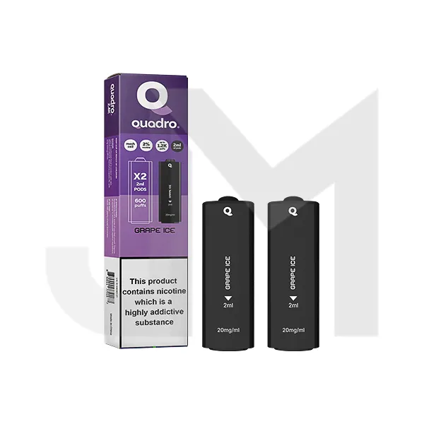 20mg Quadro 2.4k Replacement Pods - 2ml