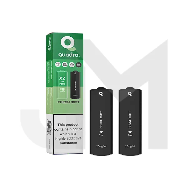 20mg Quadro 2.4k Replacement Pods - 2ml