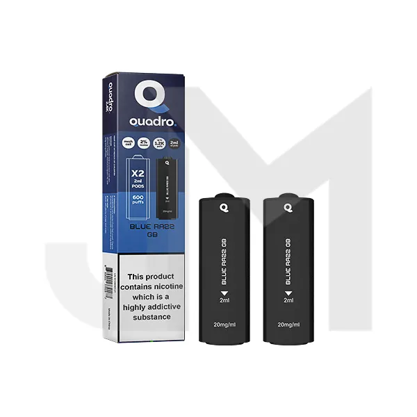 20mg Quadro 2.4k Replacement Pods - 2ml