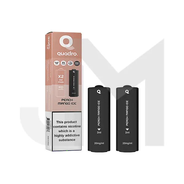 20mg Quadro 2.4k Replacement Pods - 2ml