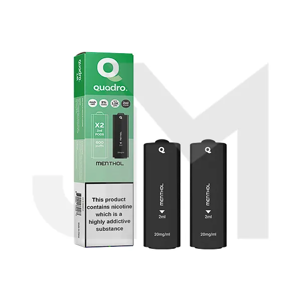 20mg Quadro 2.4k Replacement Pods - 2ml