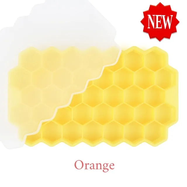 37 Cavity Ice Cube Tray Honeycomb Ice Cube Mold