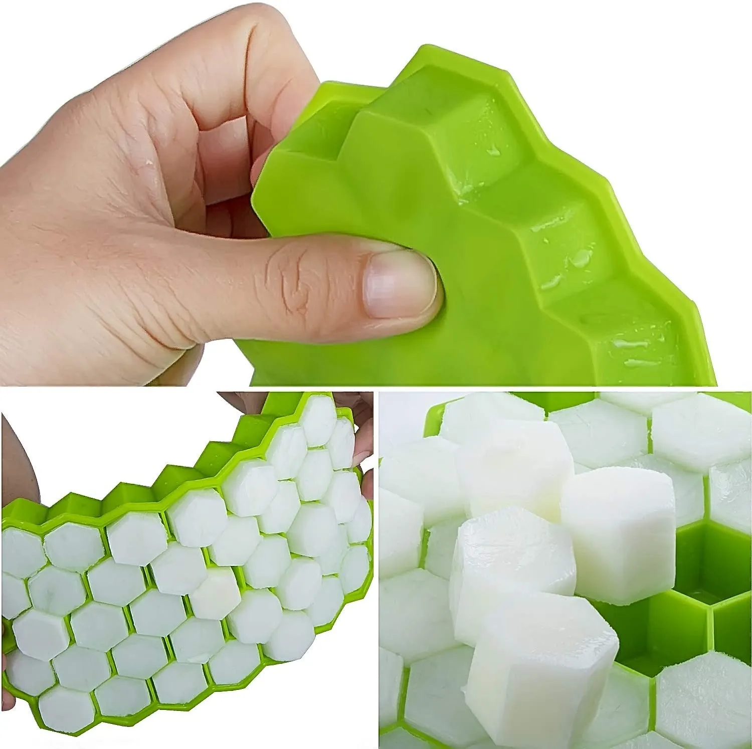 37 Cavity Ice Cube Tray Honeycomb Ice Cube Mold